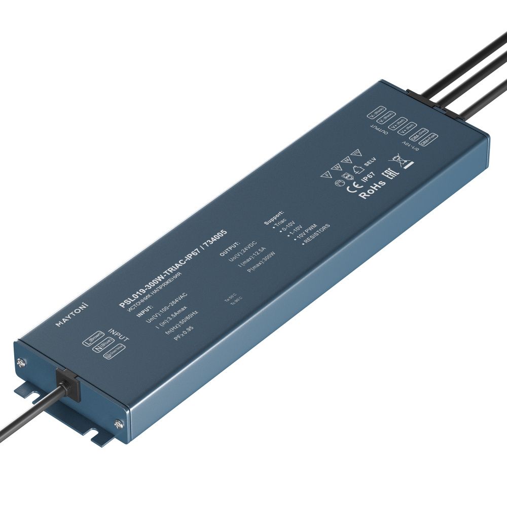 Источник напряжения 24V PSL019-300W-TRIAC-IP67 Maytoni Lighting control  734005