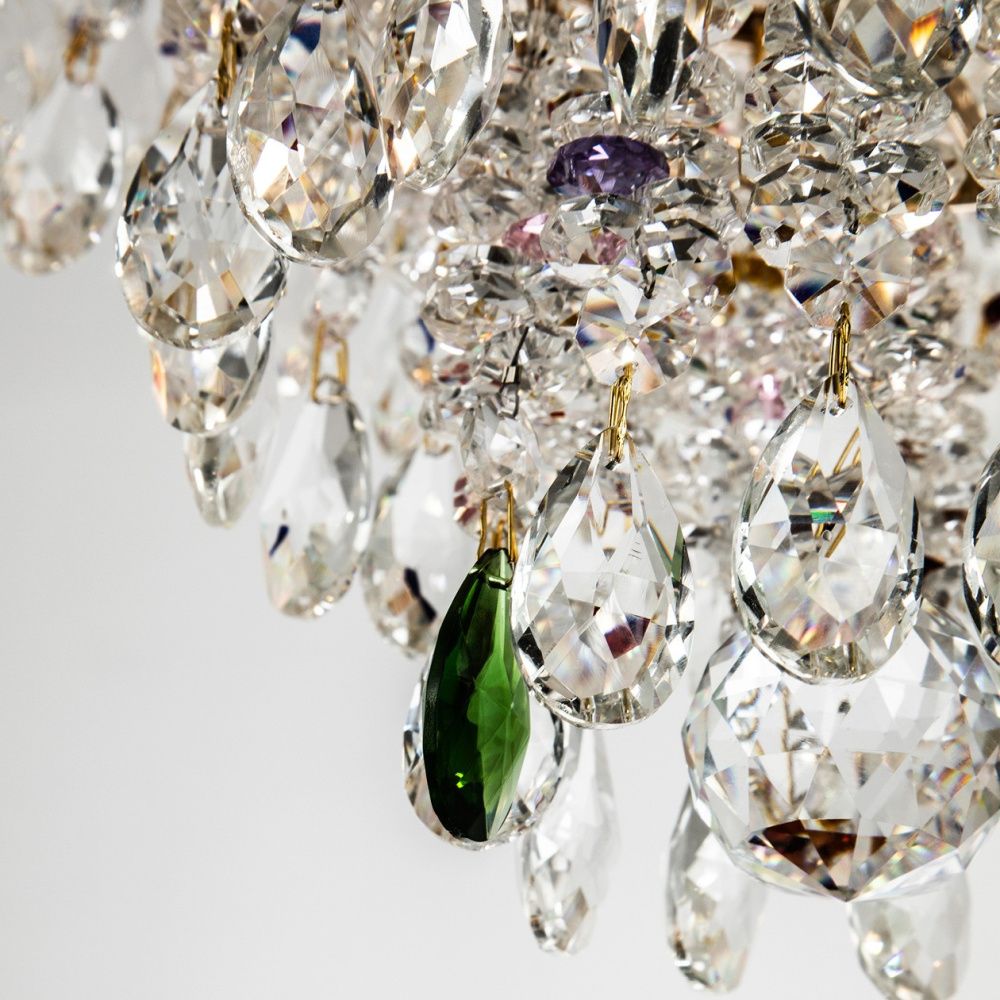 Подвесная люстра 52*52*100 см, Е14 9x40W, , Золото MODELUX ML.850.9 GD