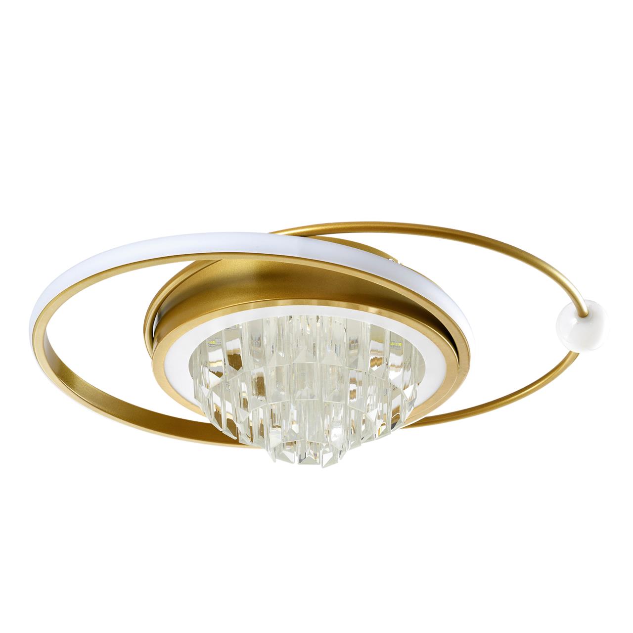Светильник 53*41*20 см, LED 60W, 3000 / 6000K, Золото LED4U L8023-450 GD
