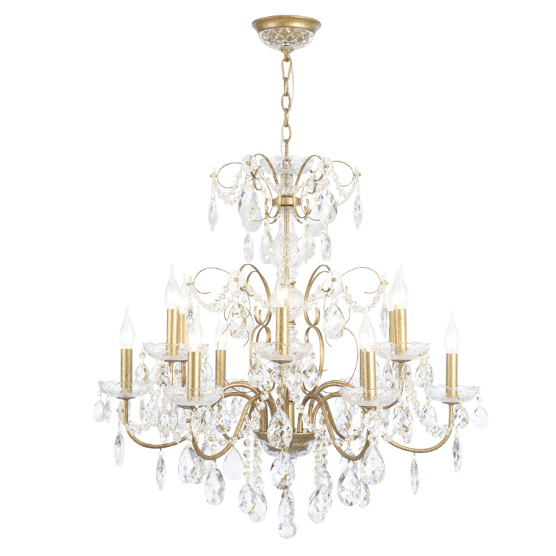 Светильник 80 см, Crystal Lux ODELIS SP12 GOLD, золото