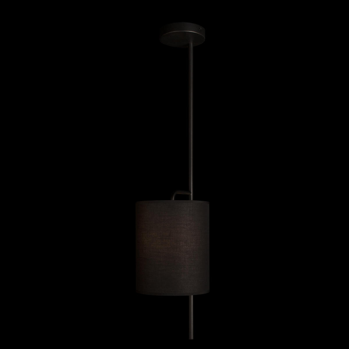 Подвесной светильник 18*75 см, 1*E27*40W  LOFT IT Ritz 10253P Black черный