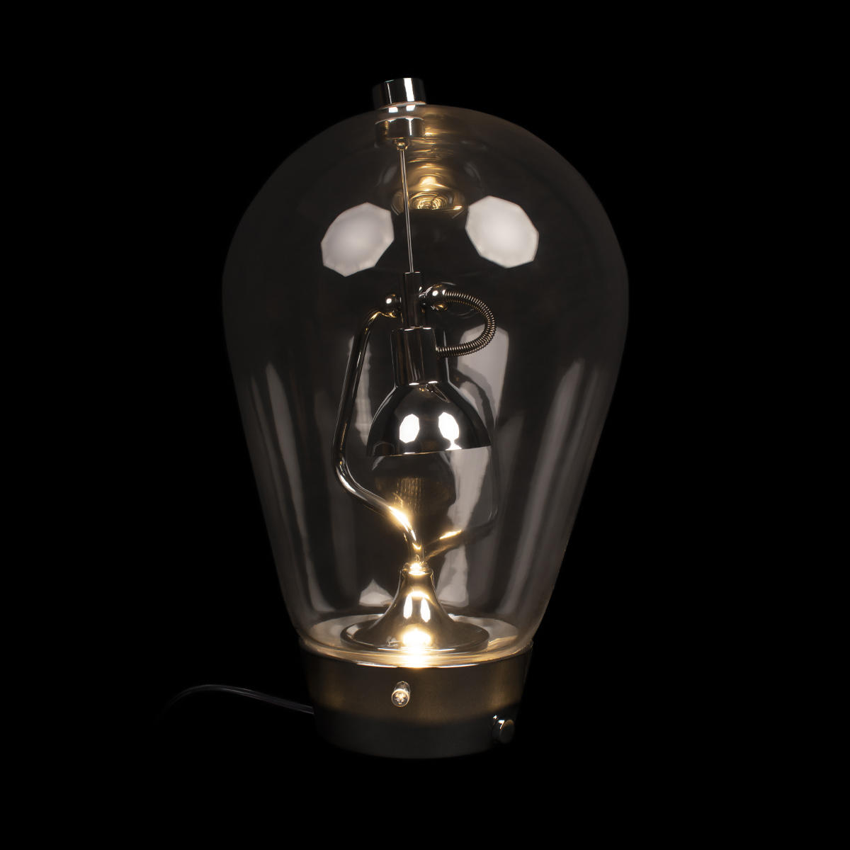 Настольная лампа 18*25 см, 1*LED*5W 3000К LOFT IT Bombilla 10295 хром