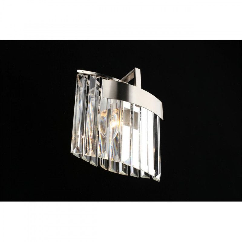 Бра 18*23*24 см, 1*E14, 40W, Aployt Mariz APL.813.01.01, никель