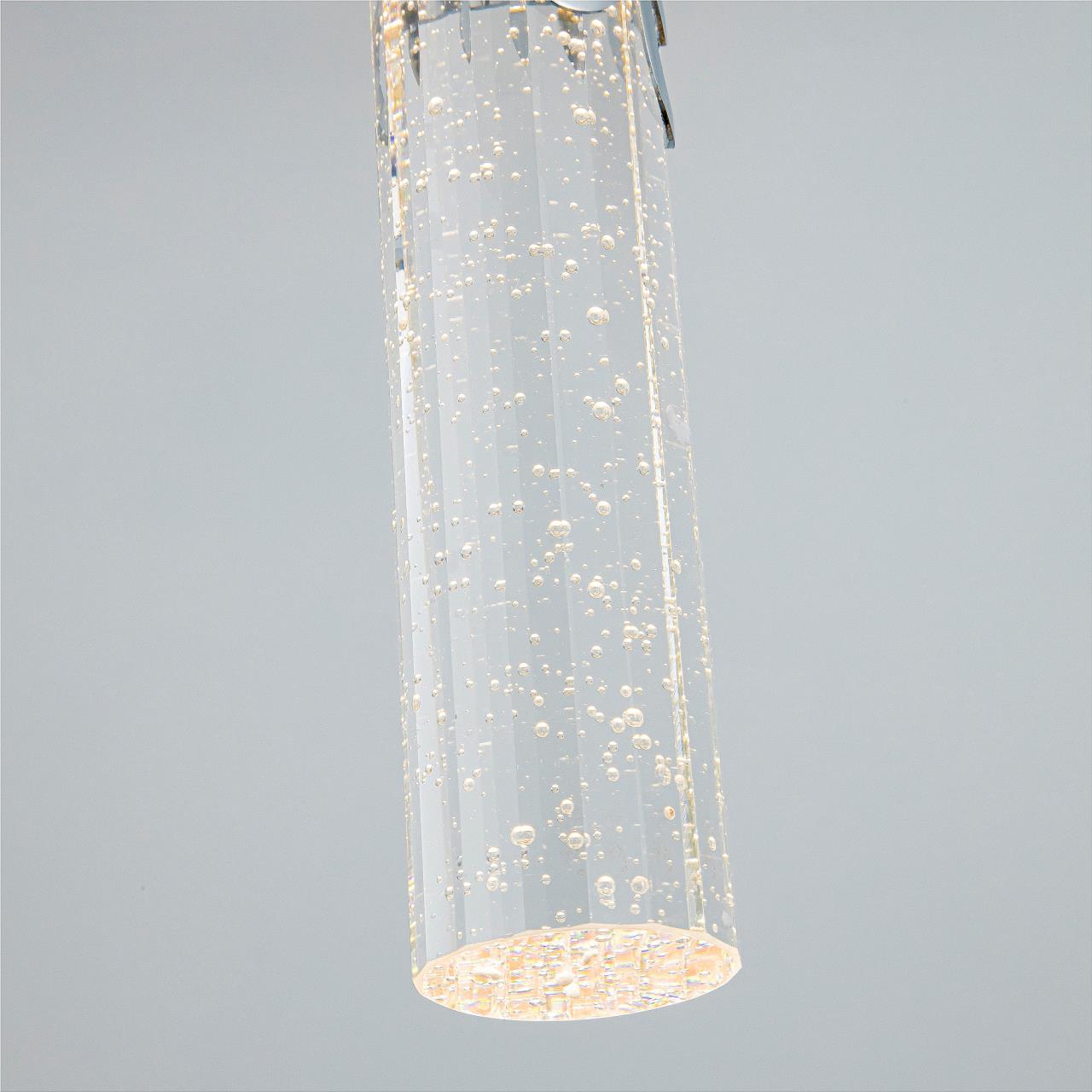 Подвесной светильник 10*10*112 см, LED 5W, 4000K, Хром MODELUX ML.88965.1 CH