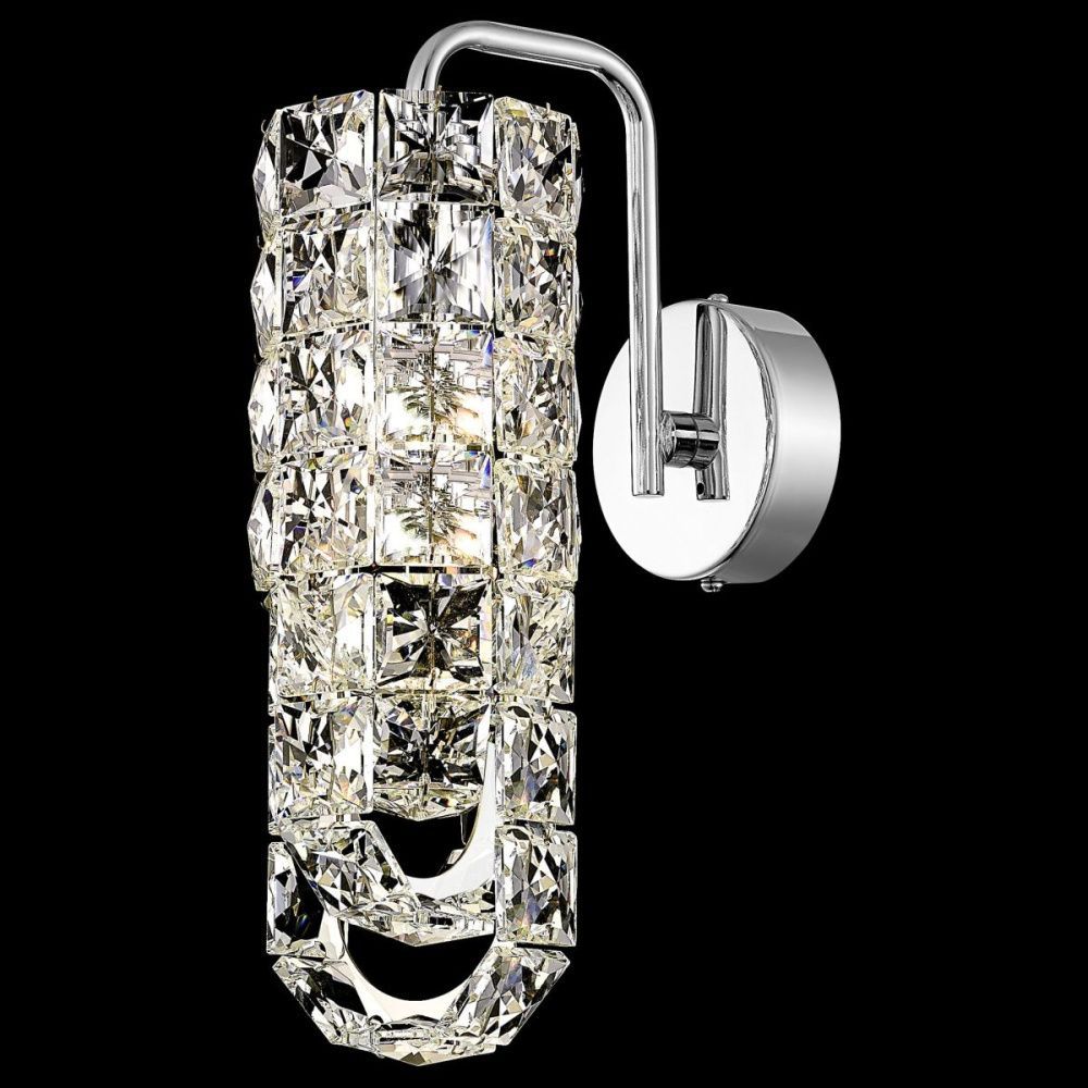 Бра 28 см, Wertmark Cheryl WE101.01.101, хром