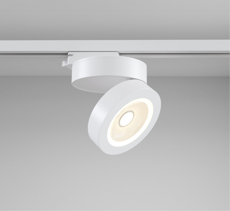 Трековый светильник Maytoni Track TR006-1-12W3K-W белый, LED, 12W, 3000K, 860Lm