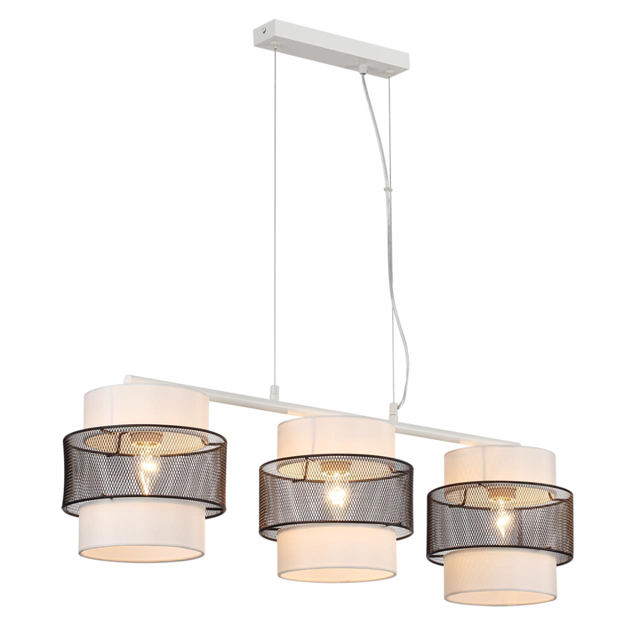 Подвесной светильник 21*83*179 см, 3*E27 Lumion ANIMAISA 8002/3A черный, белый