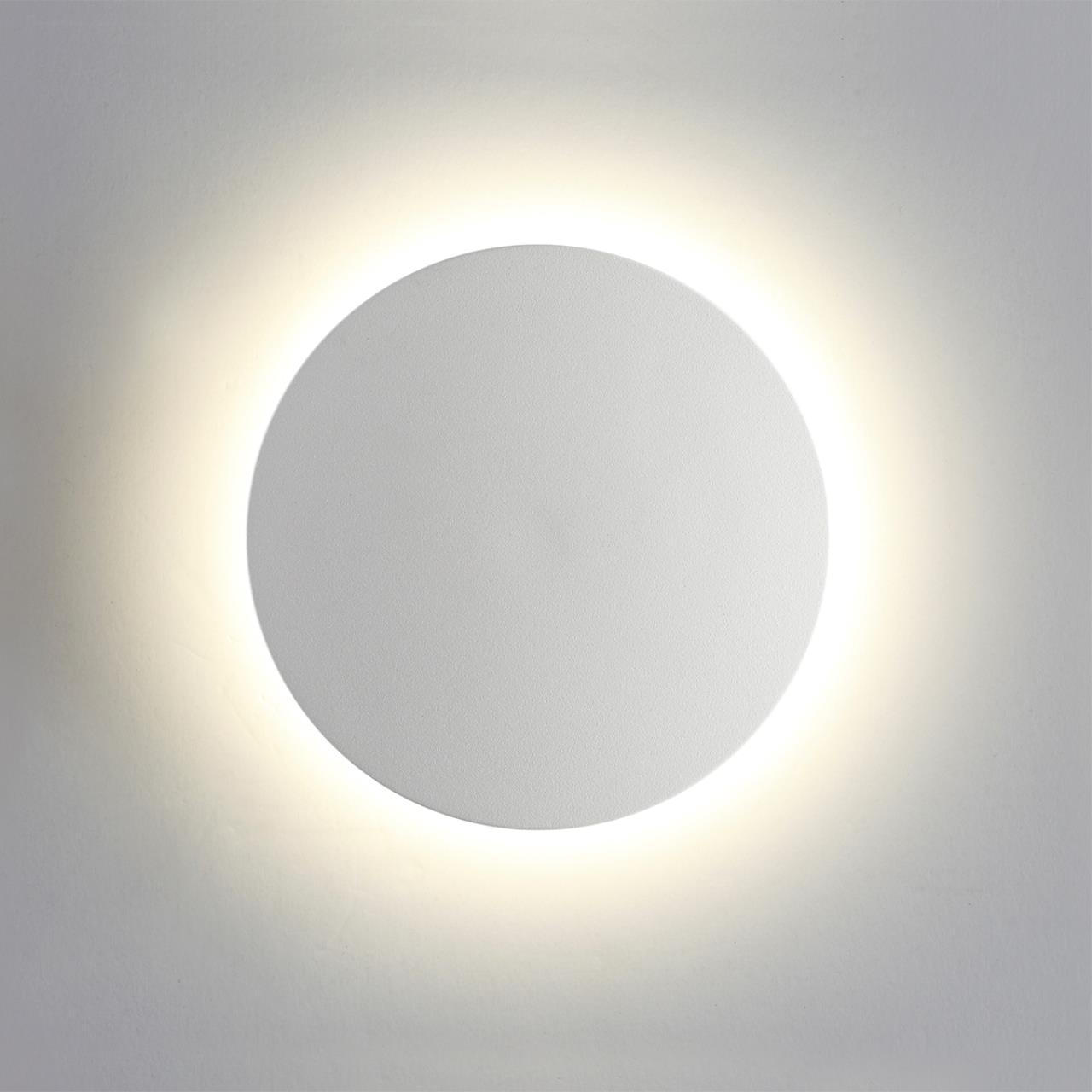 Уличный настенный 18 см, 9W, 4000К светодиодный светильник Odeon Light Eclissi 3633/9WL