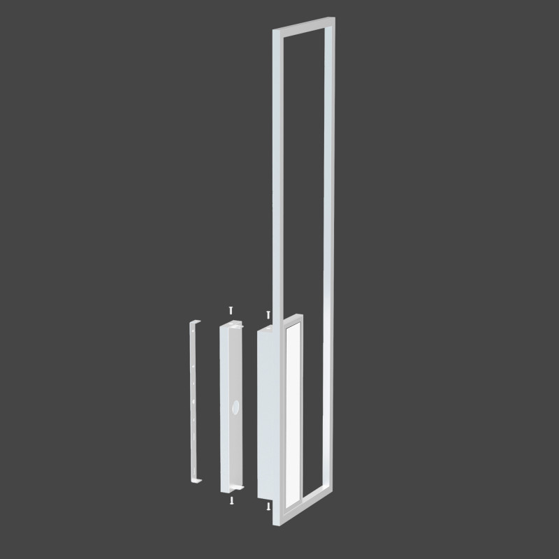 Бра 25*6,6*100 см, LED *  49W, 3000К Mantra Boutique 7662, белый