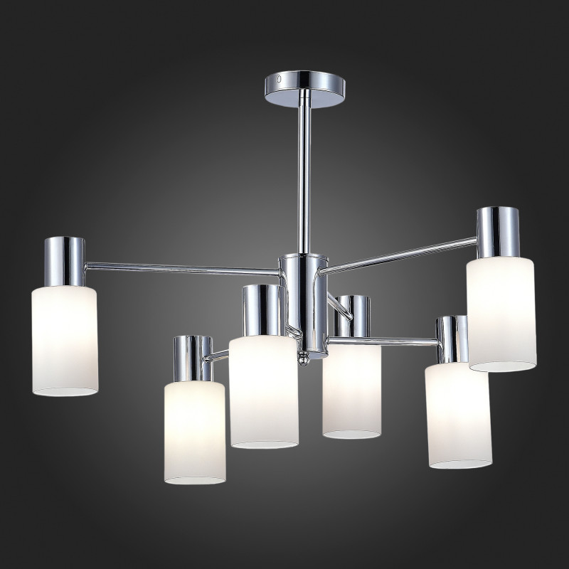 Люстра потолочная 68 см,  EVOLUCE GESSI SLE1139-102-06 Хром