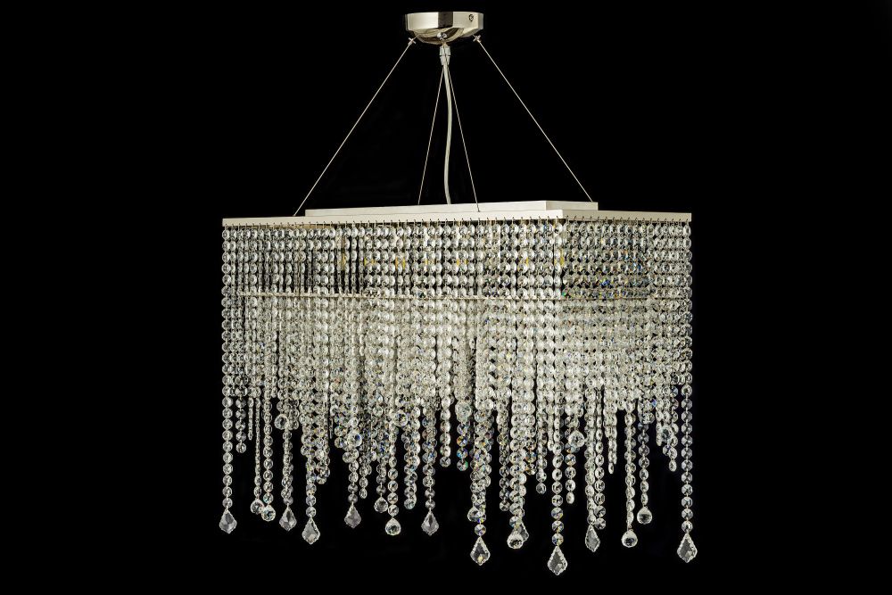 Люстра подвесная **25 см, 8*G9*40W, Arti Lampadari Milano Milano E 1.5.70X25.105 N, никель