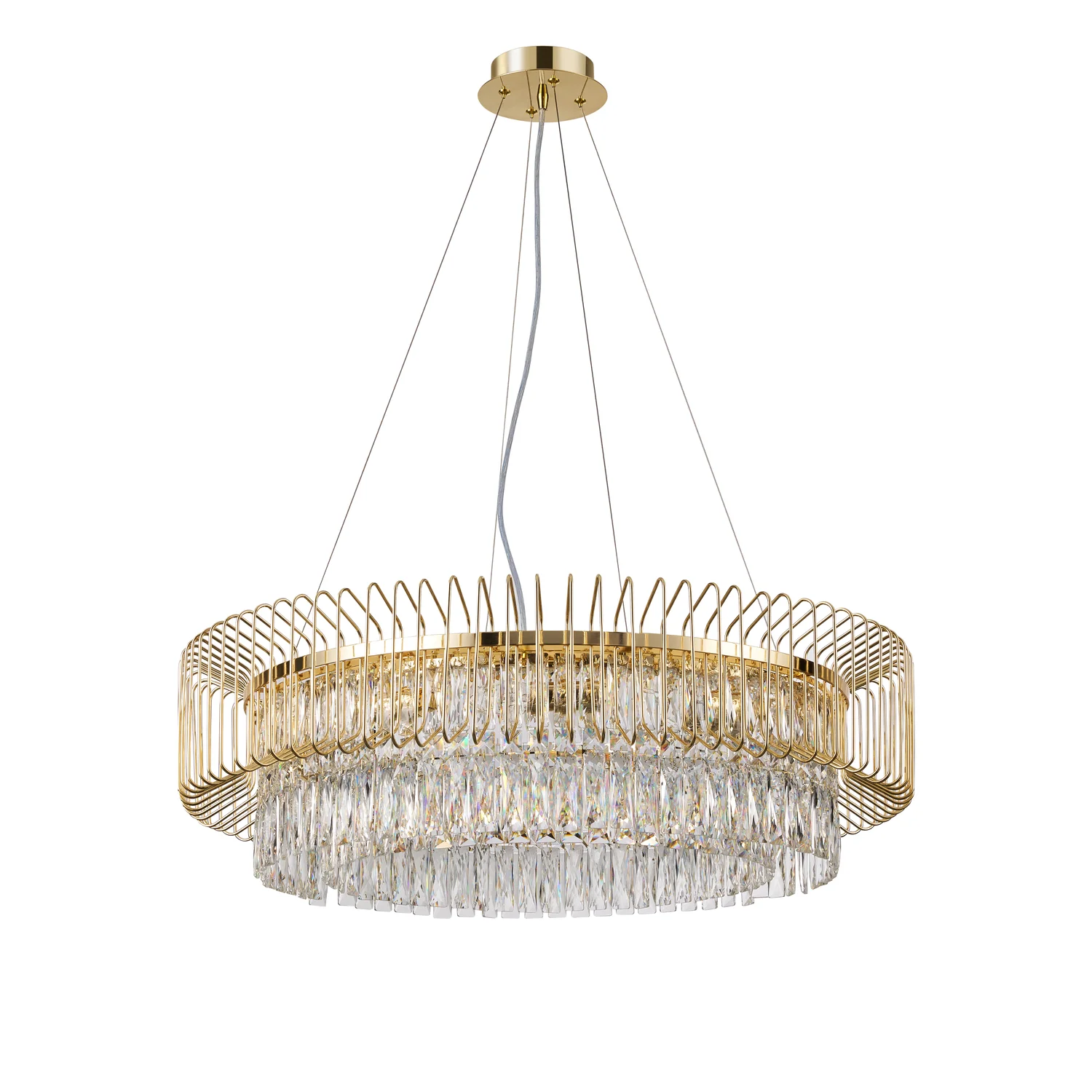 Подвесная люстра 80 см, Favourite 4779-10P Subito, золото