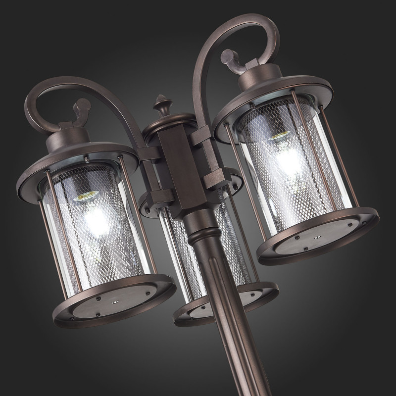 Светильник уличный наземный 48 см, ST LUCE LASTERO SL080.425.03 Темный кофе