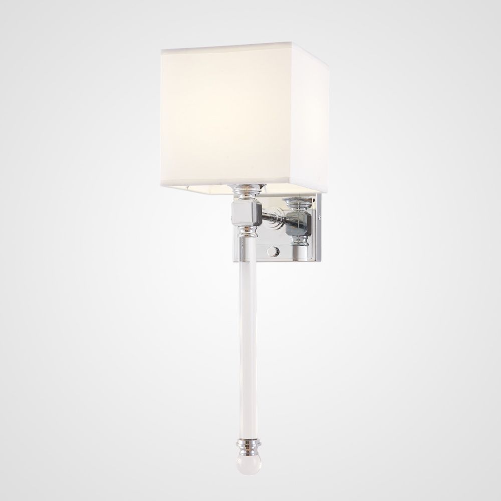 Бра Regina Andrew Crystal Sconce 17,7*15,4*59 см, 1*E14*40W, ImperiumLoft 44.466, Серебристый, Прозрачный