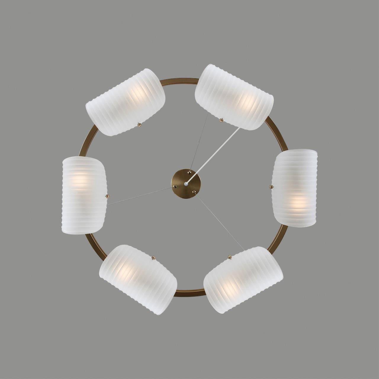 Люстра 70*124 см, 6*E14 Lumion Fioro 6571/6 медный