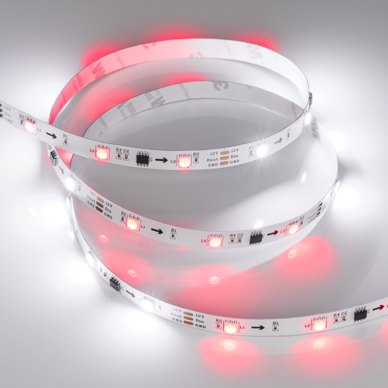Лента SPI-B30-10mm 12V RGB-PX3 (7.2W/m, IP20, 5060, 5m) (Arlight, бегущий огонь) 026368(2). Цена указана за 5 метров. Продается кратно 5 метрам.