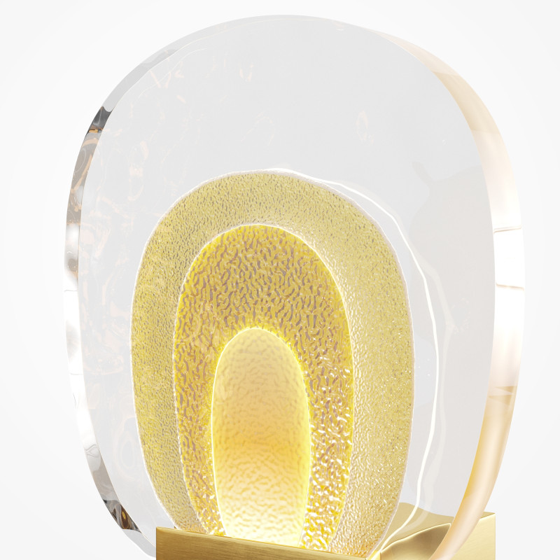 Бра 8*15*18 см,  LED, 3W, 3000К, Maytoni Biology MOD367WL-L3BSK латунный