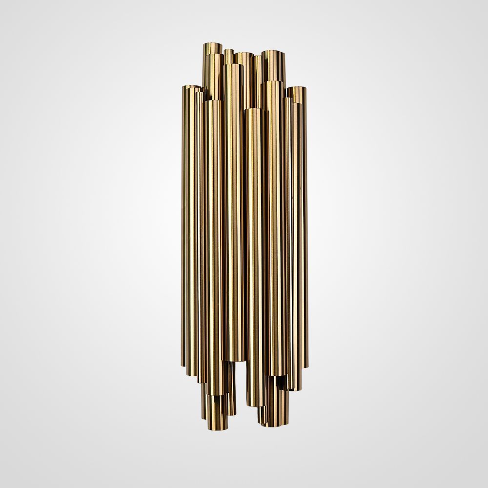 Бра Brubeck Delightfull 18*18*55 см, 2*E14*40W, ImperiumLoft 44.117, Золотистый