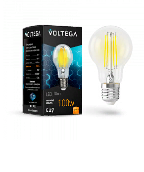 7102 Лампа светодиодная  Voltega Crystal 10W 1100Lm 2800K E27