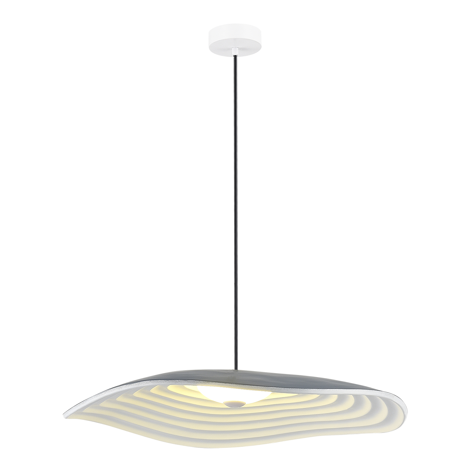 Светильник подвесной светодиодный OASIS 1*LED*12W 3000K ST LUCE SL6208.711.12 серый