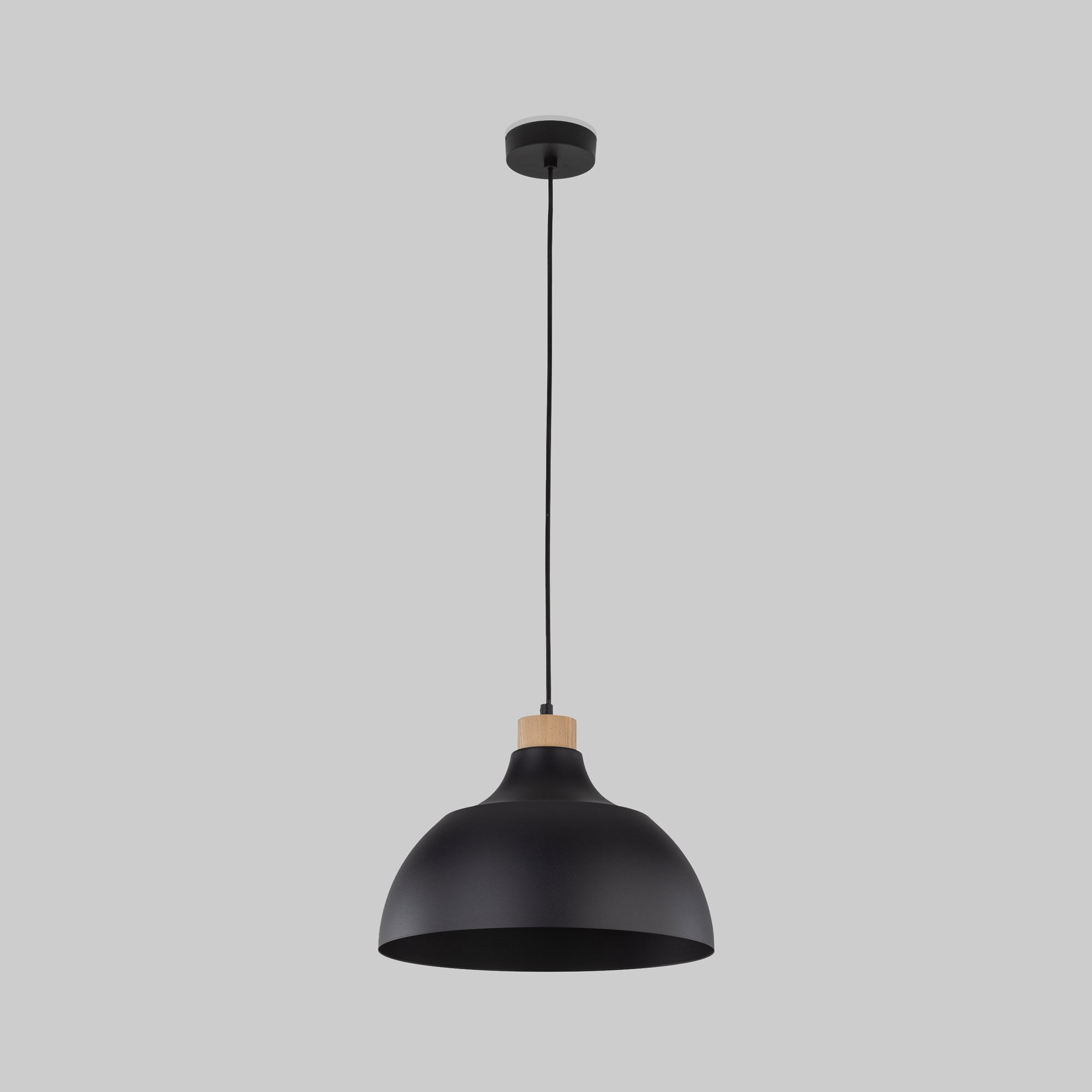 Подвесной светильник 34*34*170 см, 1*E27, W,  TK Lighting Cap 2071, черный