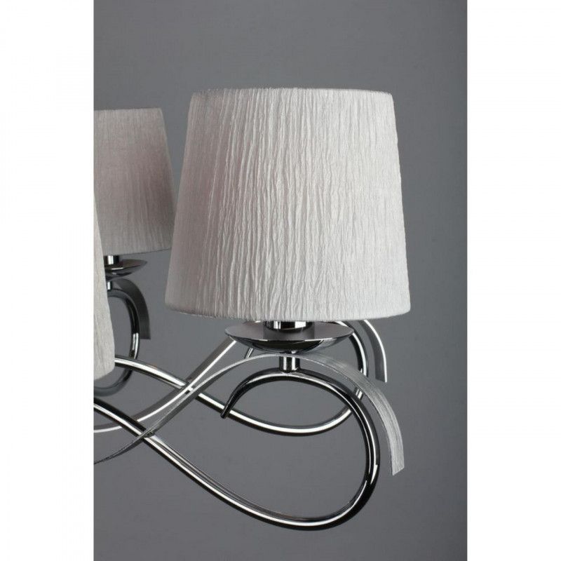 Подвесная люстра 85*60-120 см, 8*E14, 40W, Omnilux Omnilux 601 OML-60103-08, хром
