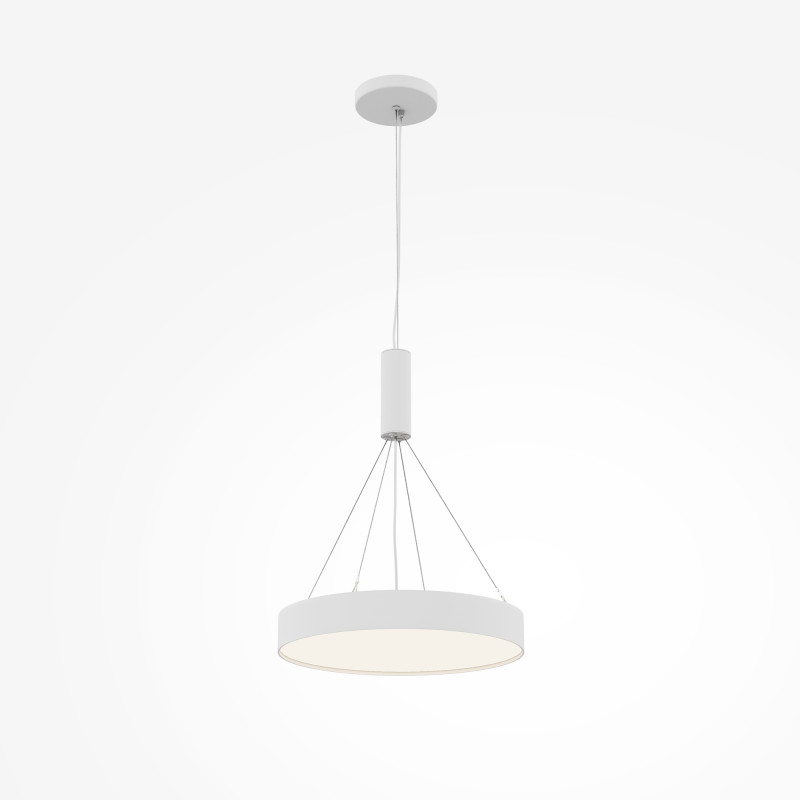 Накладной светильник 40*40*6 см, LED, 45W, 4000К, Maytoni Technical Zon C032CL-45W4K-RD-W белый