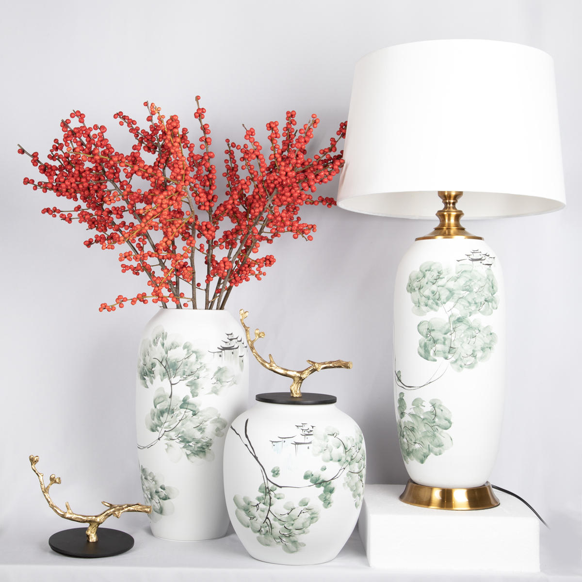 Настольная лампа 40*74 см, 1*E27 LOFT IT Serene 10285T белый