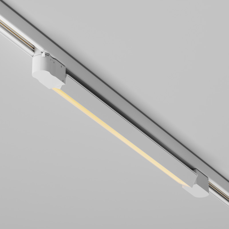 Трековый трехфазный светильник 64 см, 20W, 2700K, Maytoni Basis TR196-3-20W2.7K-W, белый