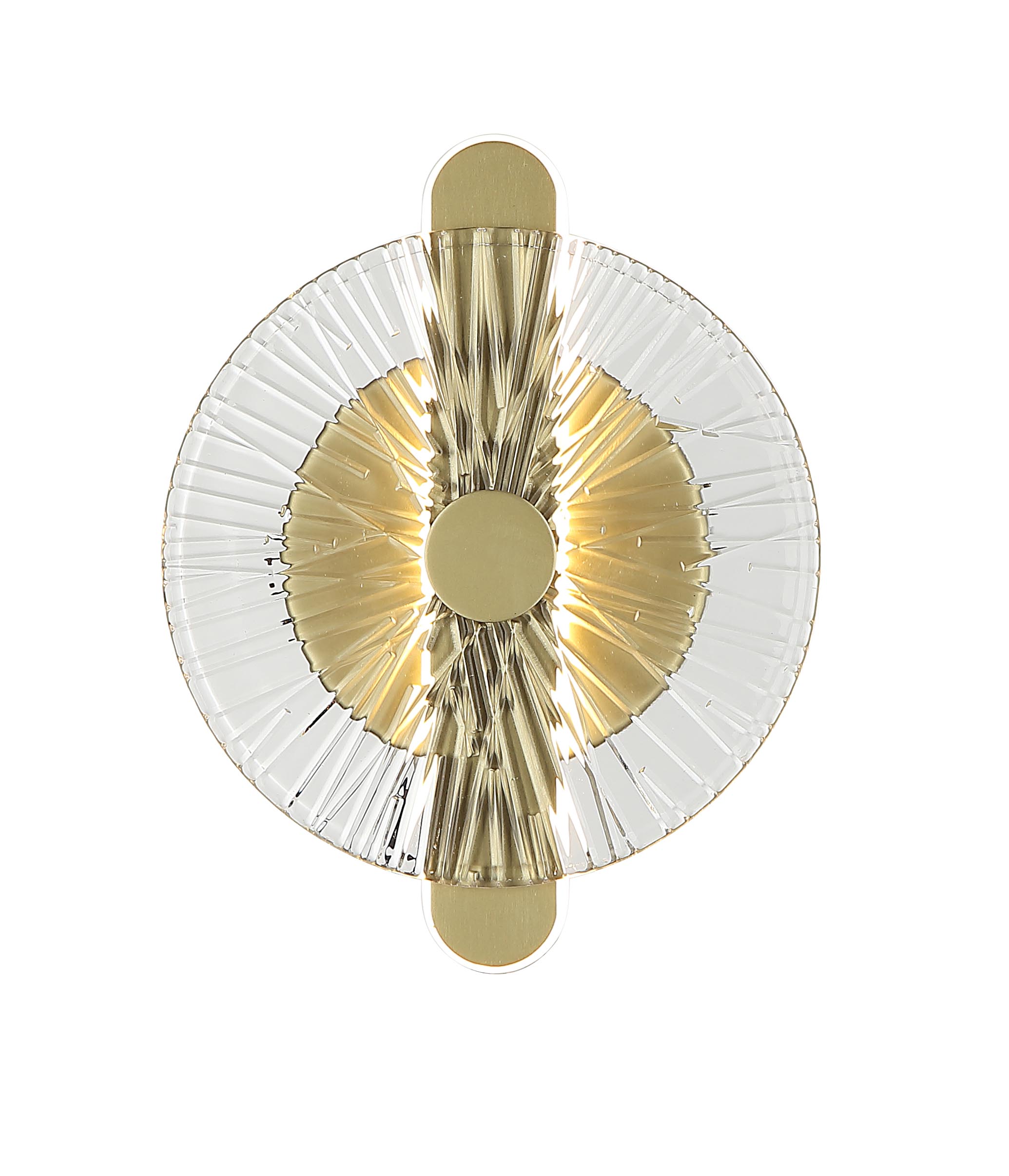 Бра 200*55*250, LED, 9W 4000K NewRgy LOFT 7055MB-200BSP/CL BRASS PAINTED METAL, BRASS PAINTED METAL