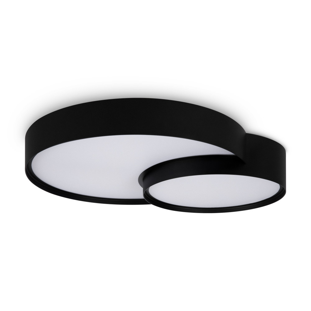 Светильник 50*40*-9 см, *LED*72W, 3000-7000K, Freya Товары FR6094CL-L72B, Черный
