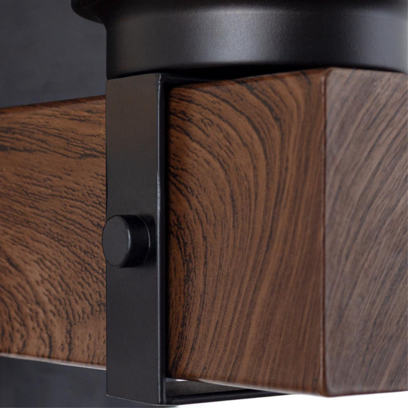 Светильник 25 см, Arte Lamp Dalim A7014AP-1BK, черный-дерево
