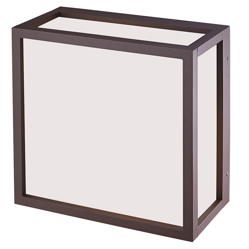 Уличный светильнык 23*10*23 см, 2*E27 40W коричневый Mantra Utah 8380