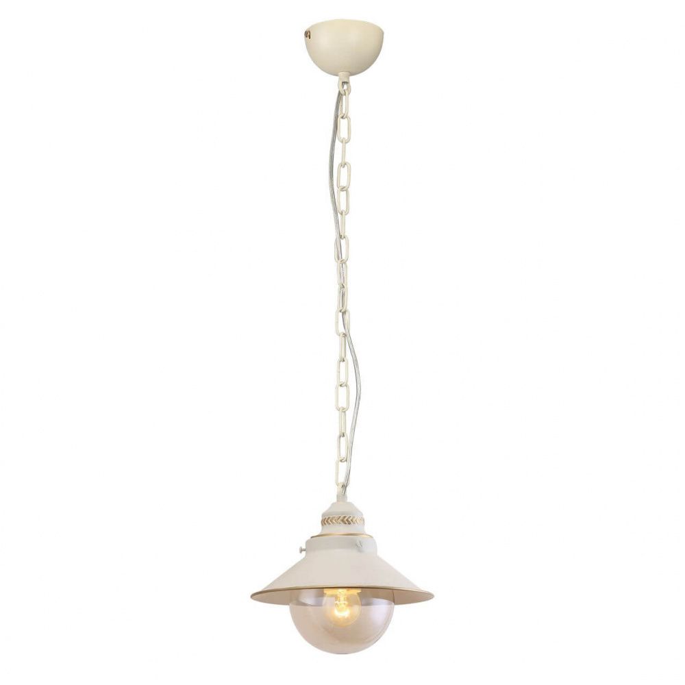 Подвесной светильник Omnilux Torri OML-50806-01, белый-прозрачный, диаметр 20 см