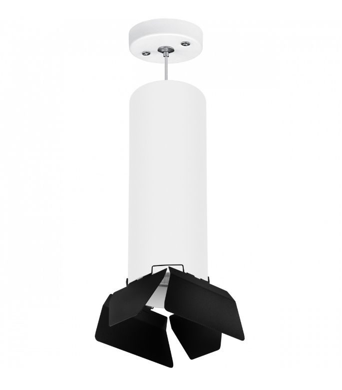 Светильник подвесной Lightstar Rullo RP6496487, белый-черный