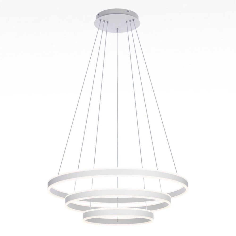 Люстра 80*120 см LED*195 W, 3000 / 5500 К Citilux Дуэт Белый CL719680