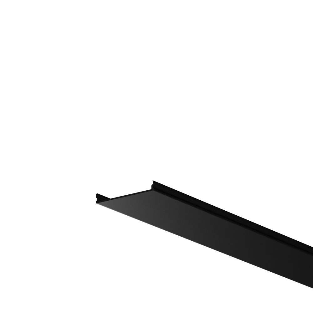 Рассеиватель для профиля 35×35 (Чёрный, 2 м), ALM-35-B-DF-2M 642040, 200*3*1 см, Maytoni Led Strip 642040, Черный