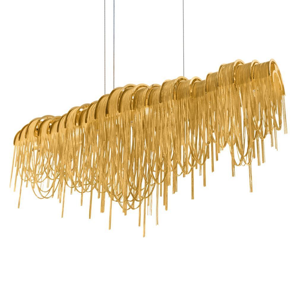 Подвесная люстра 115 см, Loft IT Volver 10404/1150L GD, золото