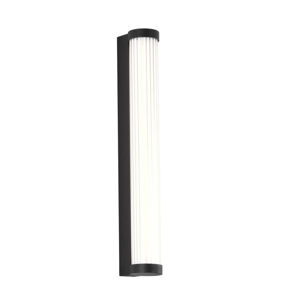 Уличный настенный светильник 6*50 см, 1*LED, 16W, 4000K, Favourite Kolonne 4639-1W, черный матовый