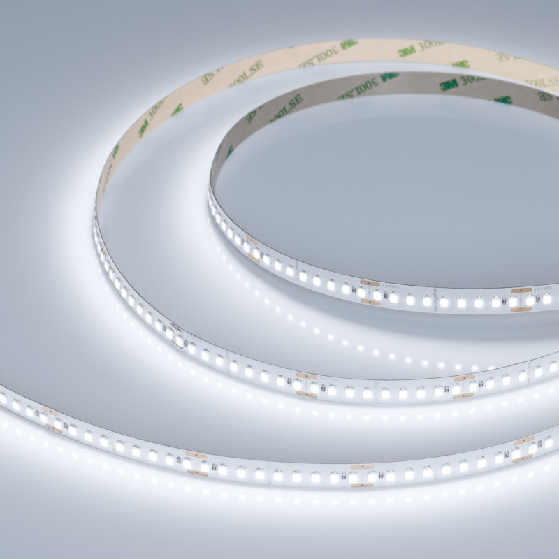 Лента UL-A180-10mm 24V White6000 (12 W/m, IP20, 5m) (Arlight, высок.эфф.180 лм/Вт) 044511. Цена указана за 5 метров. Продается кратно 5 метрам.