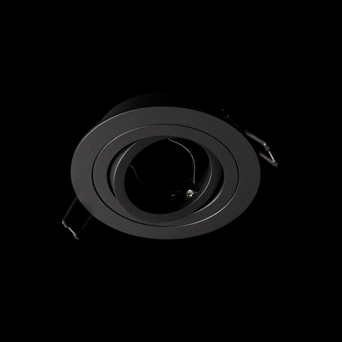 Встраиваемый светильник 9*2,5 см, GU10 LOFT IT Hap 10341/B Black черный