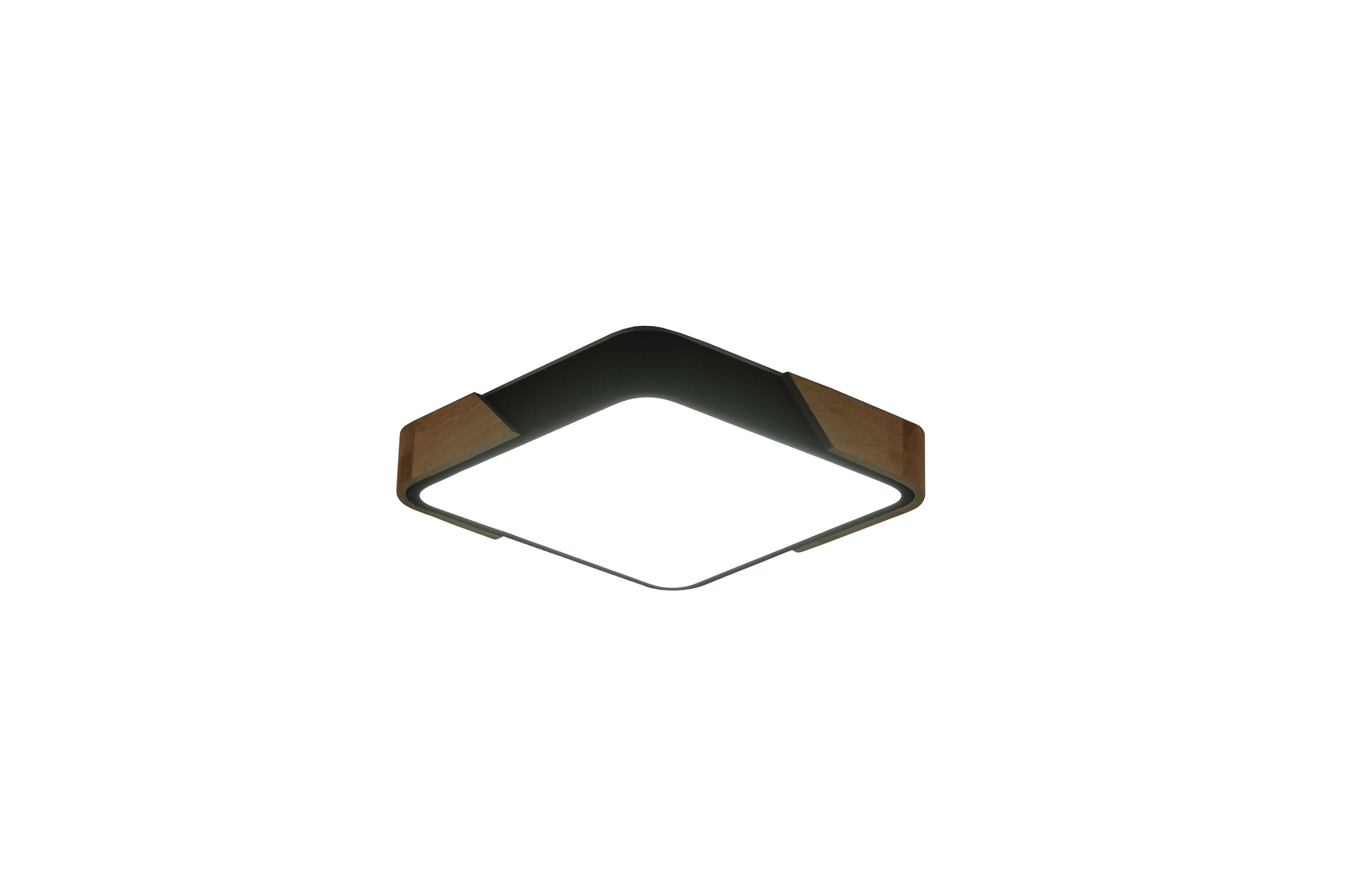 Светильник 30*30*5 см, LED 24W 4000K чёрный Zortes Alberro ZRS.01281.24