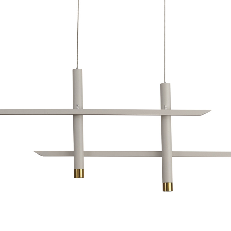 Подвесной светильник 153*7*150 см, LED *  50W, 3000К Mantra Esparta 7982, белый
