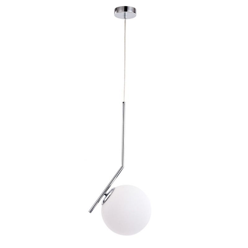 Светильник подвесной 20 см Arte Lamp Bolla-Unica A1923SP-1CC, хром