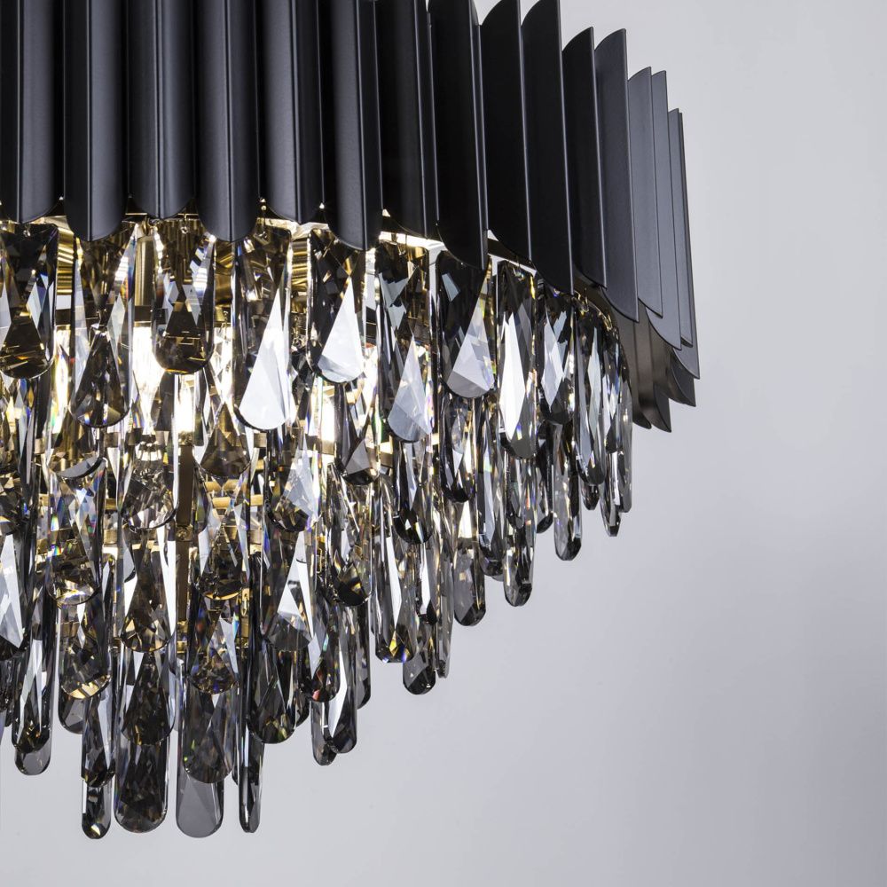 Подвесная люстра 61*61*102 см, Е14 12x40W, Чёрный, Бронза MODELUX ML.227.12