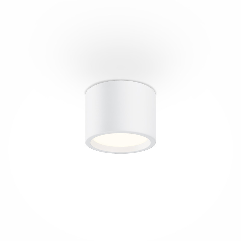 Влагозащищенный светильник 10,5*10,5*7 см, LED, 10W, 4000К, Maytoni Technical Hydra C090CL-10W4K-W белый