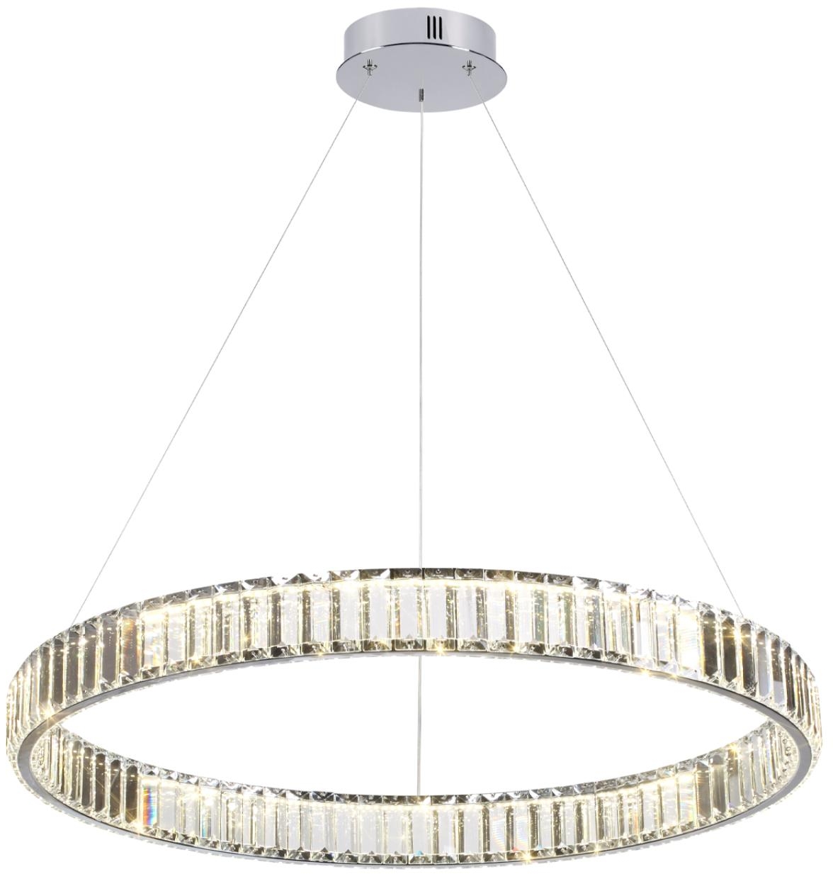 Светильник 70 см, 45W, 4000K, Odeon Light L-vision 4930/45L, хром