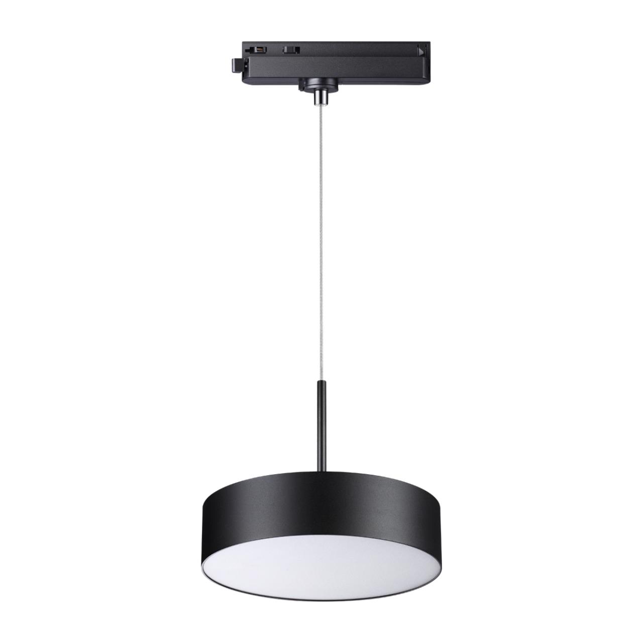 Светодиодный светильник 22 см, 30W, 4000K, Novotech Prometa 358768, черный