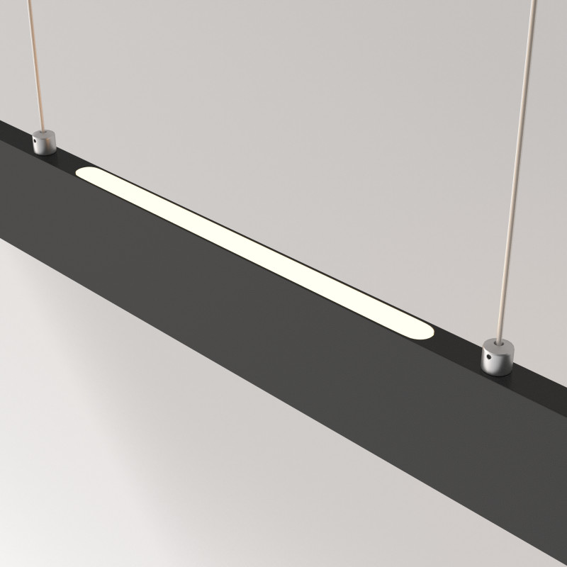 Светильник LED 120 см, 30W, 1100 Lm, 4000K, 10 м2 Maytoni Step P010PL-L30B4K, черный