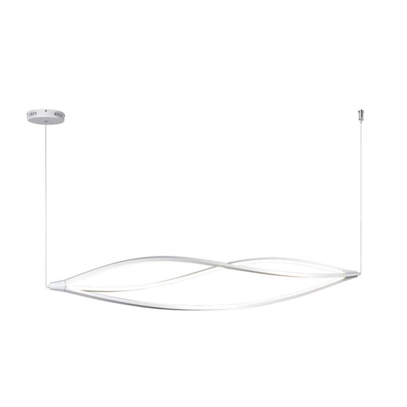 Подвесная люстра 180*25*25-150 см, 1*LED, 45W, 3000K, Aployt Manon APL.783.03.45, белый